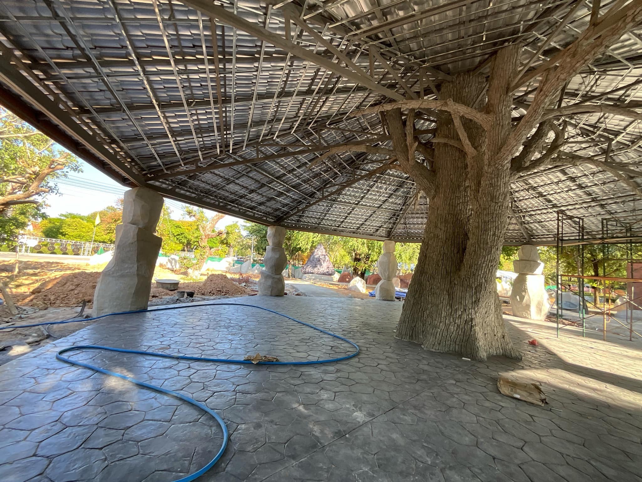 งานออกแบบ จัดสร้างสวนพุทธศิลป์ อุทยานพระนาดูนทะลุมิติ จ.มหาสารคาม สอบถาม โทร 061-6592998