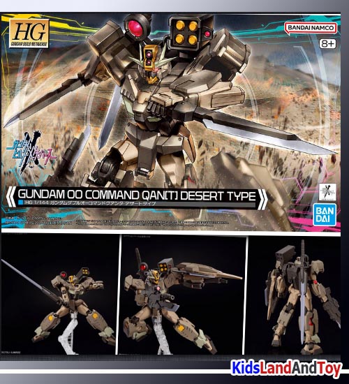 Bandai 4573102666956 HG 1/144 GUNDAM 00 COMMAND QAN[T] DESERT TYPE