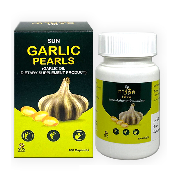 Sun Garlic น้ำมันกระเทียม (ซอฟเจล) 100 แคปซูล