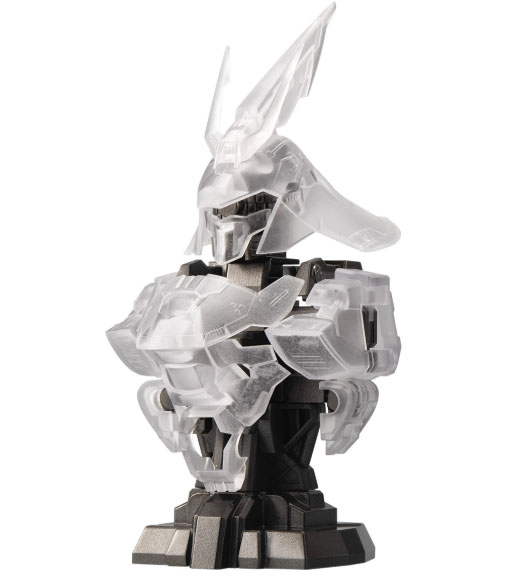 Gashapon Bandai1056153 mechanical bust 07 sazabi-หัว2 ใส