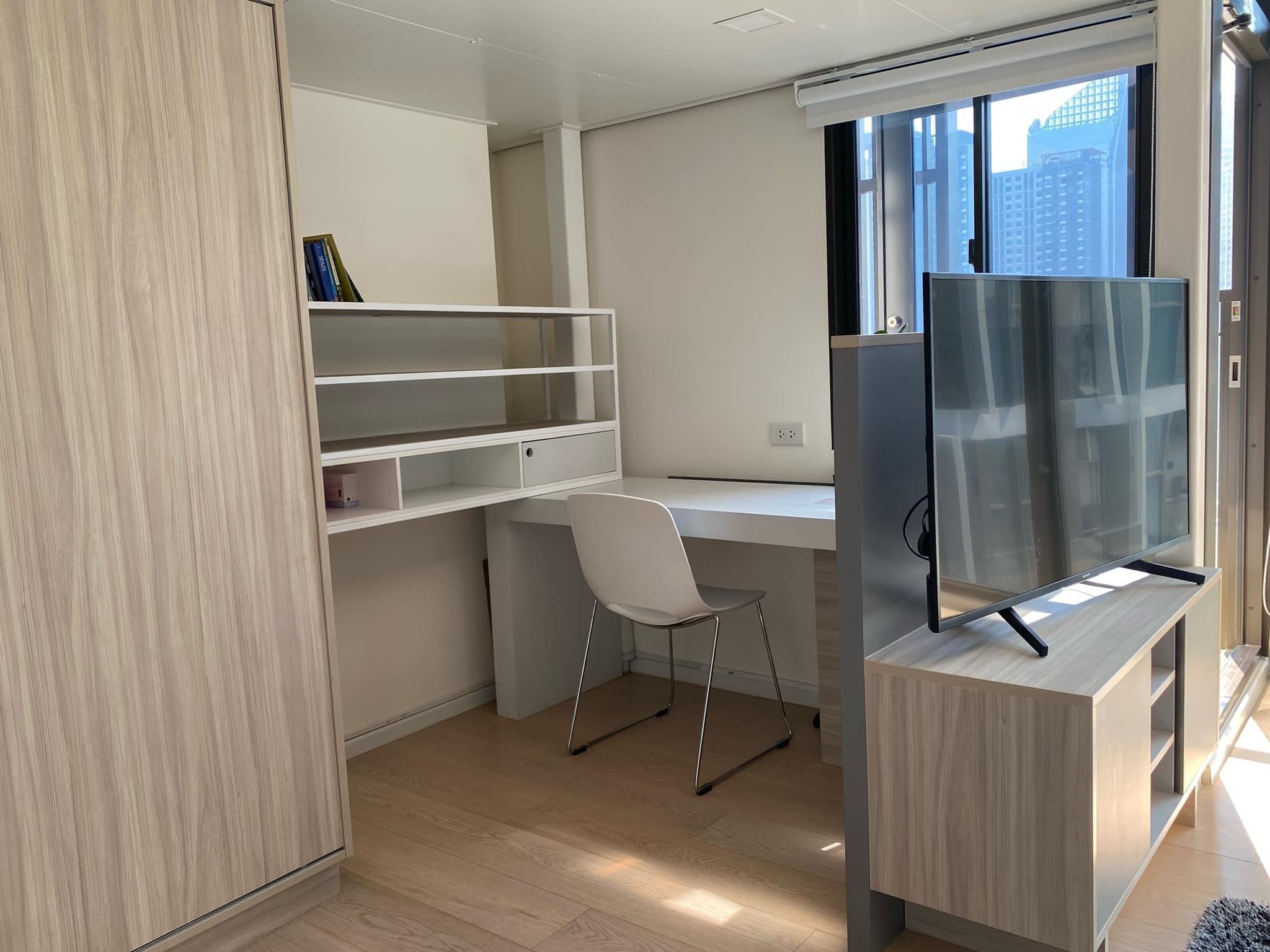 ปล่อยเช่าคอนโด Chewathai Residence Asoke (ชีวาทัย เรสซิเดนซ์ อโศก) - Duplex2ชั้น 1ห้องนอน 1ห้องน้ำ 1ห้องนั่งเล่น - ใกล้ MRT พระราม 9 - ขนาดห้อง 39 ตรม. ชั้น 14