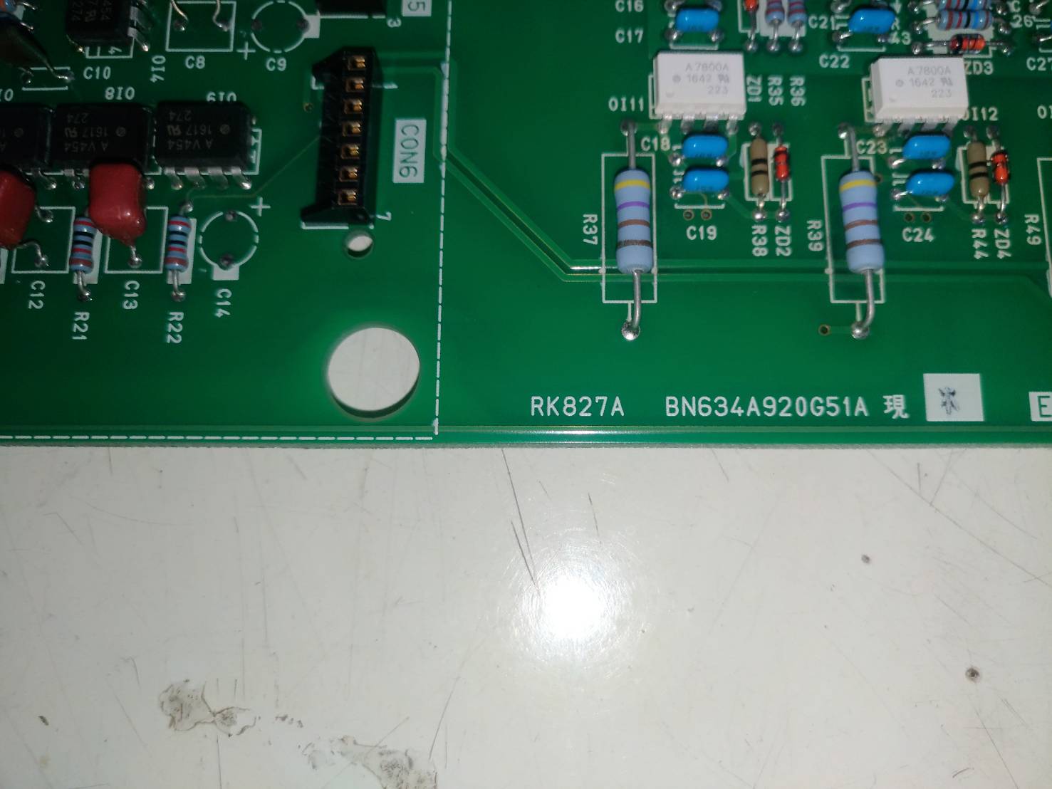 MITSUBISHI RK827A POWER BOARD FOR SPINDLE DRIVE