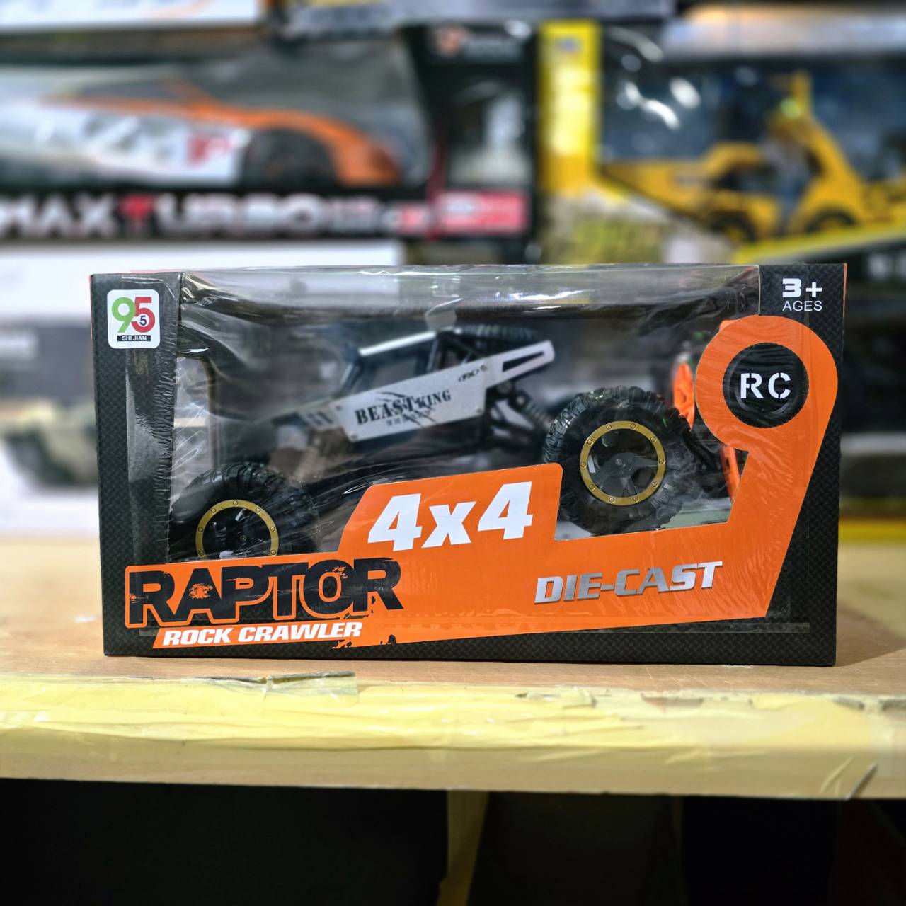 6802266802266 1:14 955-148 Raptor rock crawler รถไต่หิน สีเงิน-ดำ