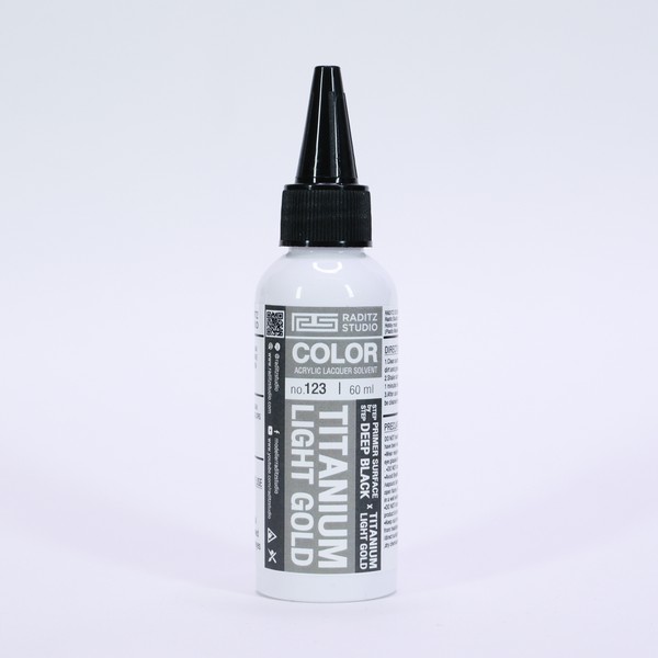 8858878601238 raditz 123S Titanium Light Gold 60ml.
