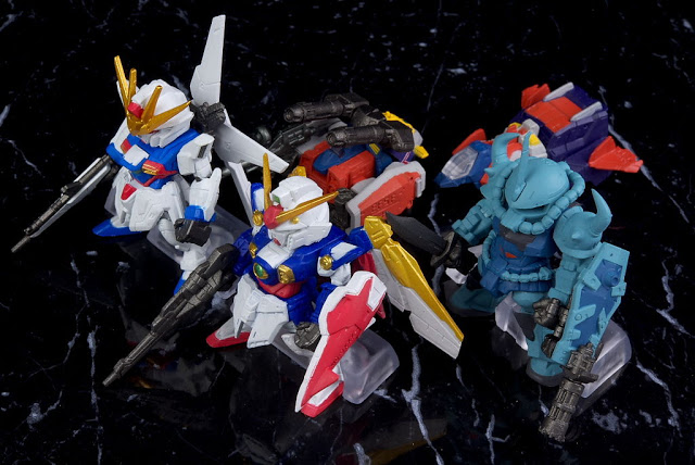 FW GUNDAM CONVERGE SELECTION [LIMITED COLOR] W/O GUM ชุดพิเศษ ครบเซ้ต5แบบ