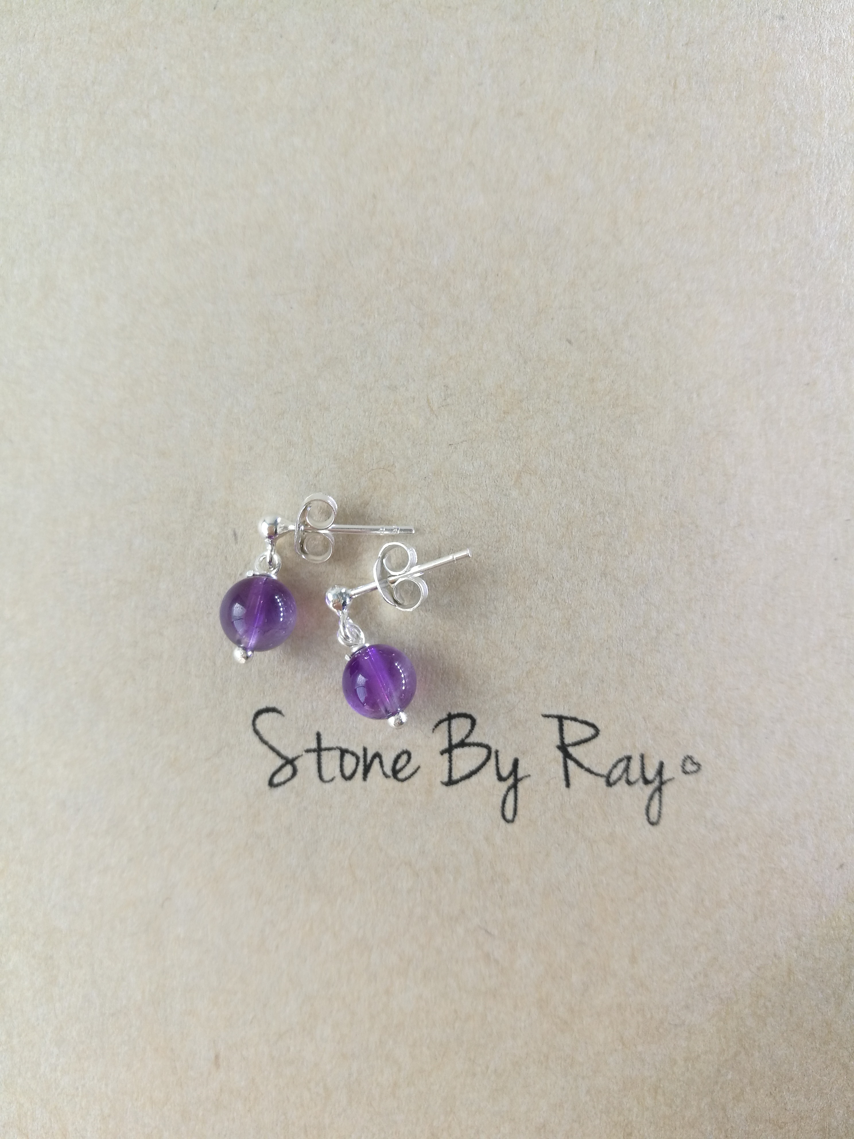 ต่างหูอเมทิสต์(Amethyst)