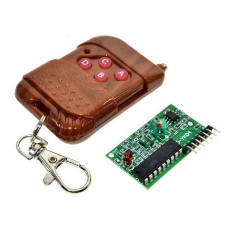 Wireless Remote Module รีโมท four-way wireless remote control kit T4 แบบ กดติด/กดดับ