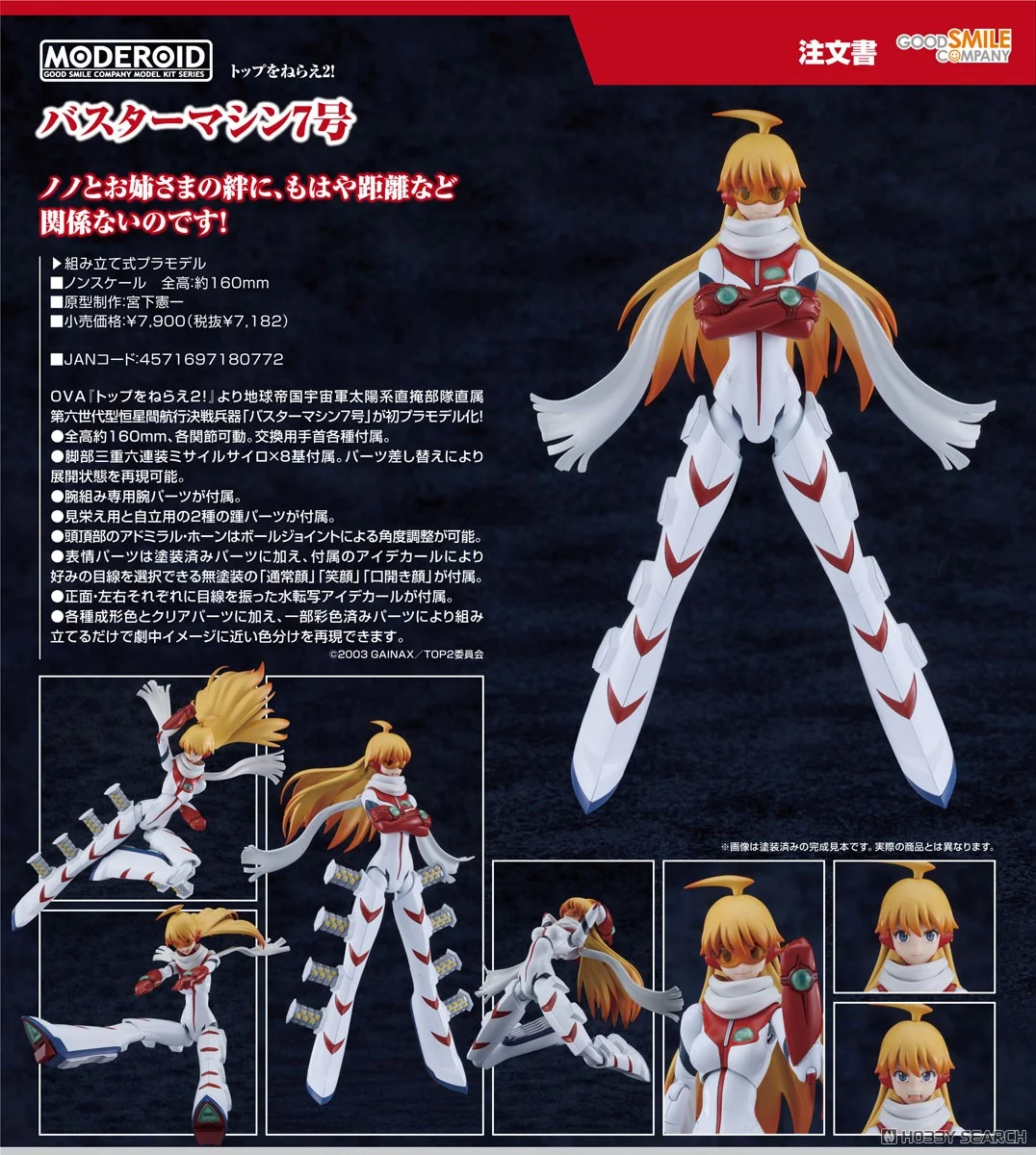 GSC 4571697180772 MODEROID Buster Machine No. 7 (Plastic model)