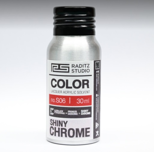 8858878300068 raditz S06 Shiny Chrome 30ml. เฉดโลหะโครม