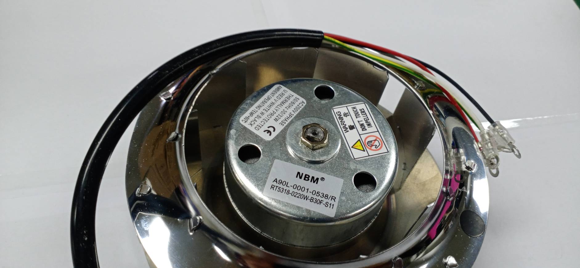 A90L-0001-0538/R / RT5318-0220W-B30F-S11 SPINDLE FAN MOTOR
