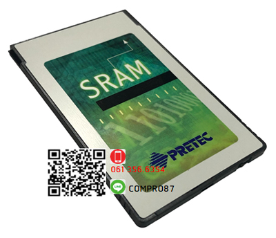 PRETEC, SRAM Card, 4MB, Pcmcia, Memory Card, SRAM Card, Industrial Memory, industrial Grade