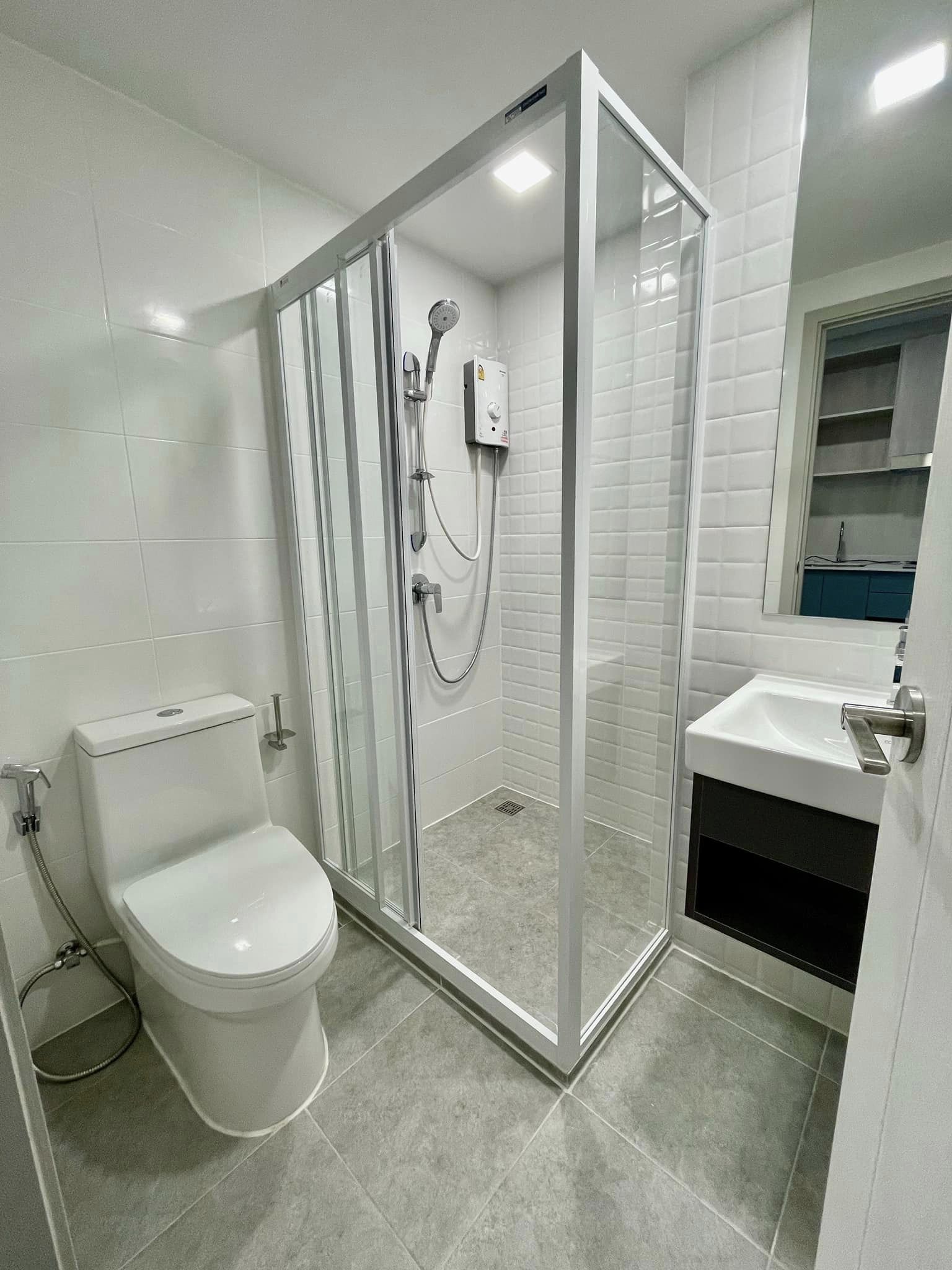 ปล่อยเช่าคอนโด Kave Seed Kaset (เคฟ ซี้ด เกษตร) - 1ห้องนอน 1ห้องน้ำ 1ห้องนั่งเล่น 1ห้องครัว - ใกล้ BTS เกษตรและเสนานิคม /ม.เกษตร - ขนาดห้อง 26 ตรม. ชั้น 4 ตึก B