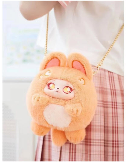 แบบสุ่ม 6936692730762 puff colorful ball family zipper crossbody bag blind box
