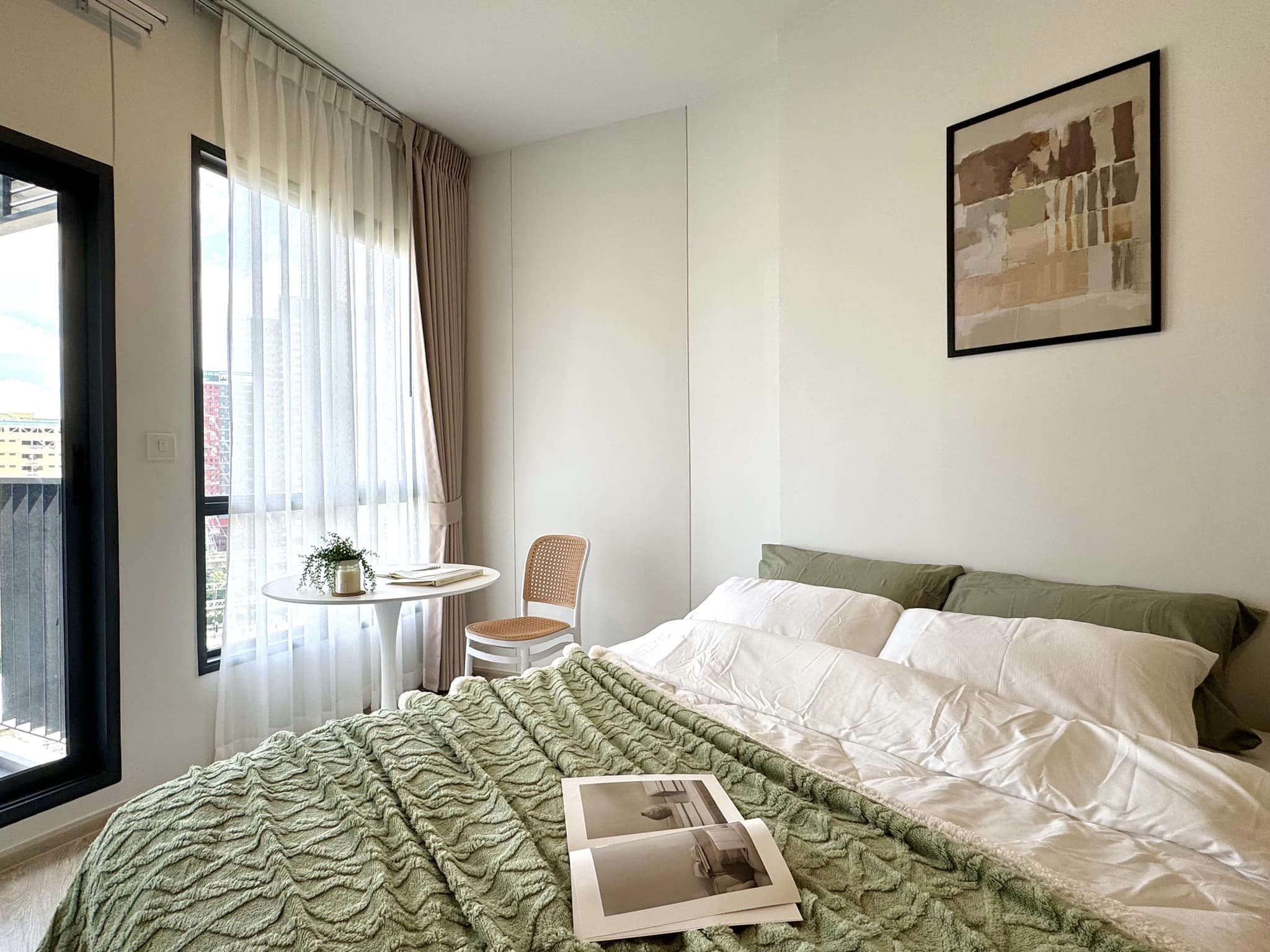 ปล่อยเช่าคอนโด The Tree Pattanakarn-Ekamai (เดอะทรี พัฒนาการ-เอกมัย) - Studio 1ห้องน้ำ 1ห้องครัว - ใกล้ Airportlink สถานีรามคำแหง - ขนาดห้อง 26.5 ตรม. ชั้น 12A