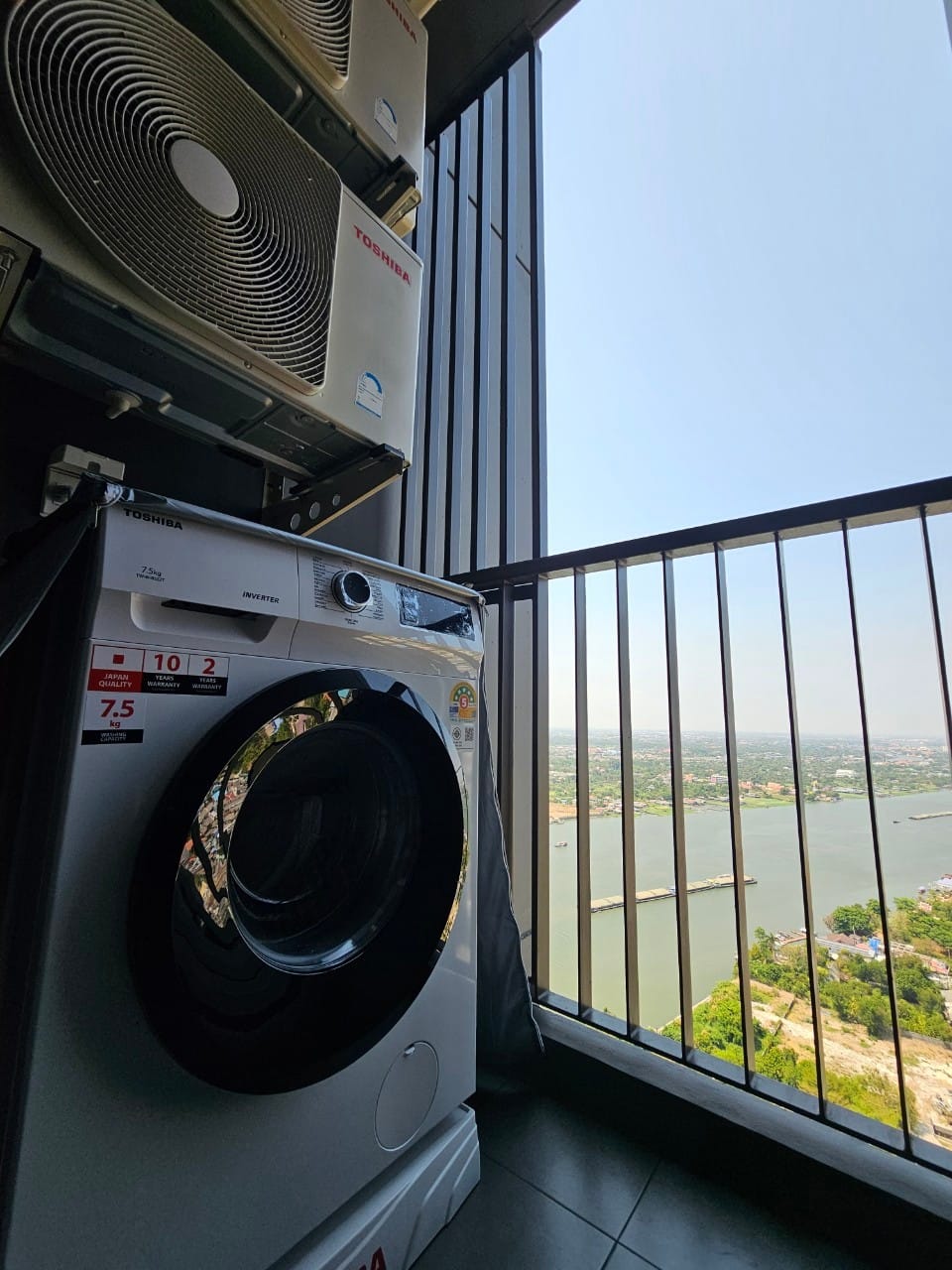 ปล่อยเช่าคอนโด The Politan Aqua (เดอะ โพลิแทน อควา) - ห้องสวยวิวแม่น้ำชั้นสูง 1ห้องนอน 1ห้องน้ำ 1ห้องนั่งเล่น - ใกล้ MRTพระนั่งเกล้า - ขนาดห้อง 30 ตรม. ชั้น 40 ตึก B