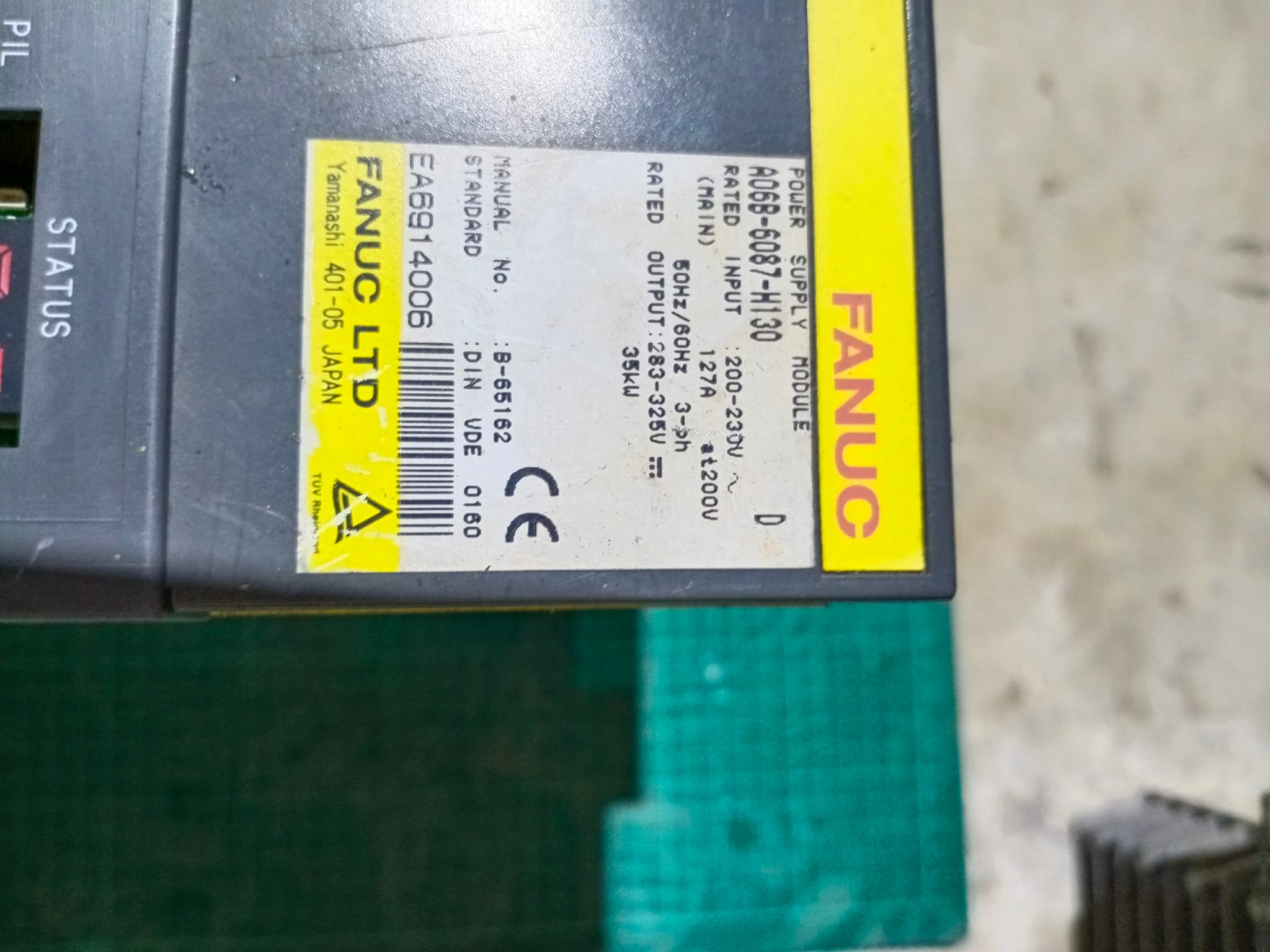 FANUC A06B-6081-H130 POWER SUPPLY