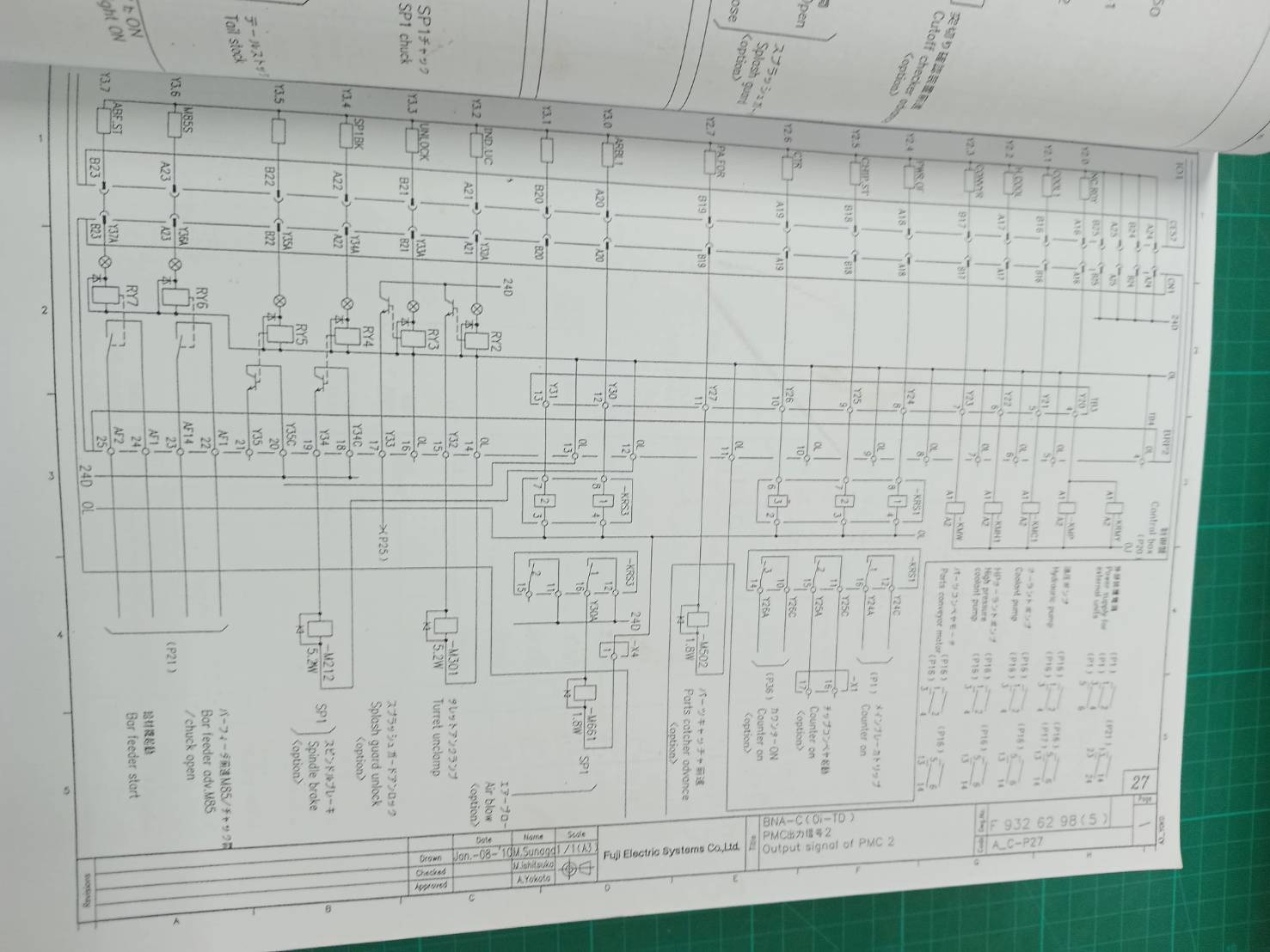 MIYANO BNC 34C/42C OI-TD WIRING OPERATION PART LIST