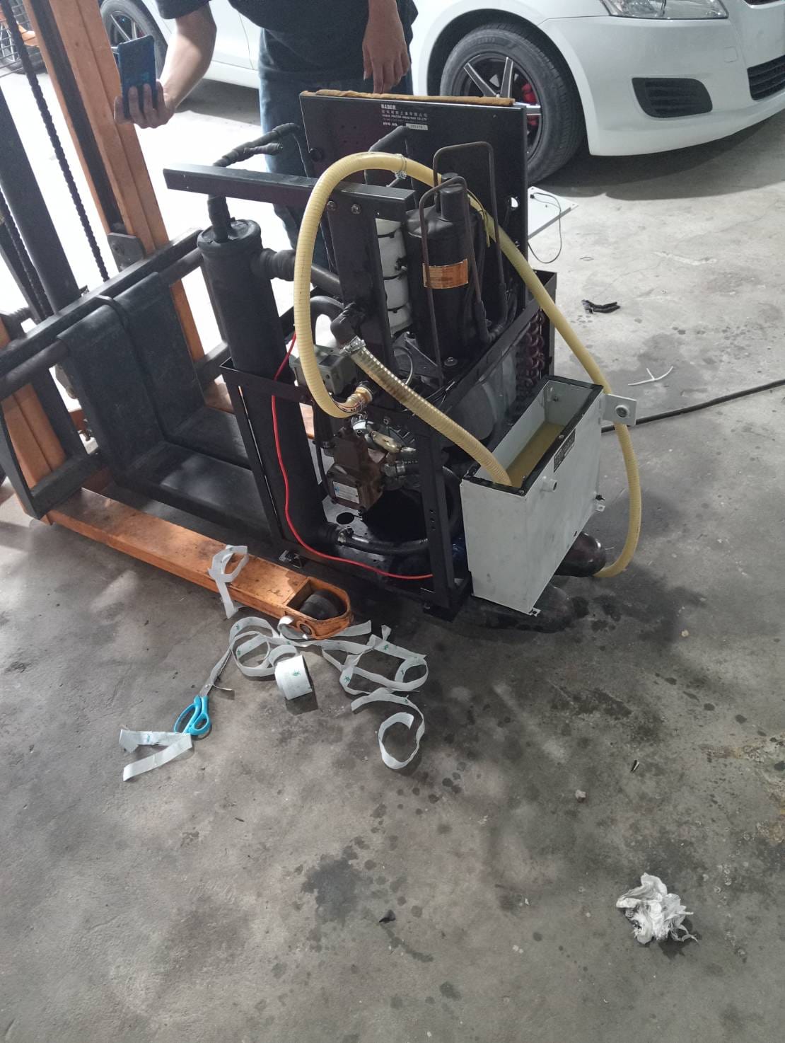 งานซ่อมตู้ oil spindle
