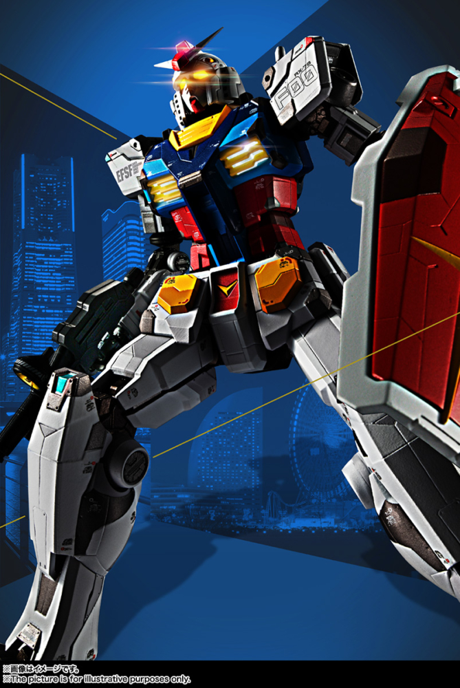 (เหลือ1ชิ้น ทักแชทก่อนโอน) 04573102604903 *ไม่มีกล่องน้ำตาล* chogokin rx-78F00 yokohama