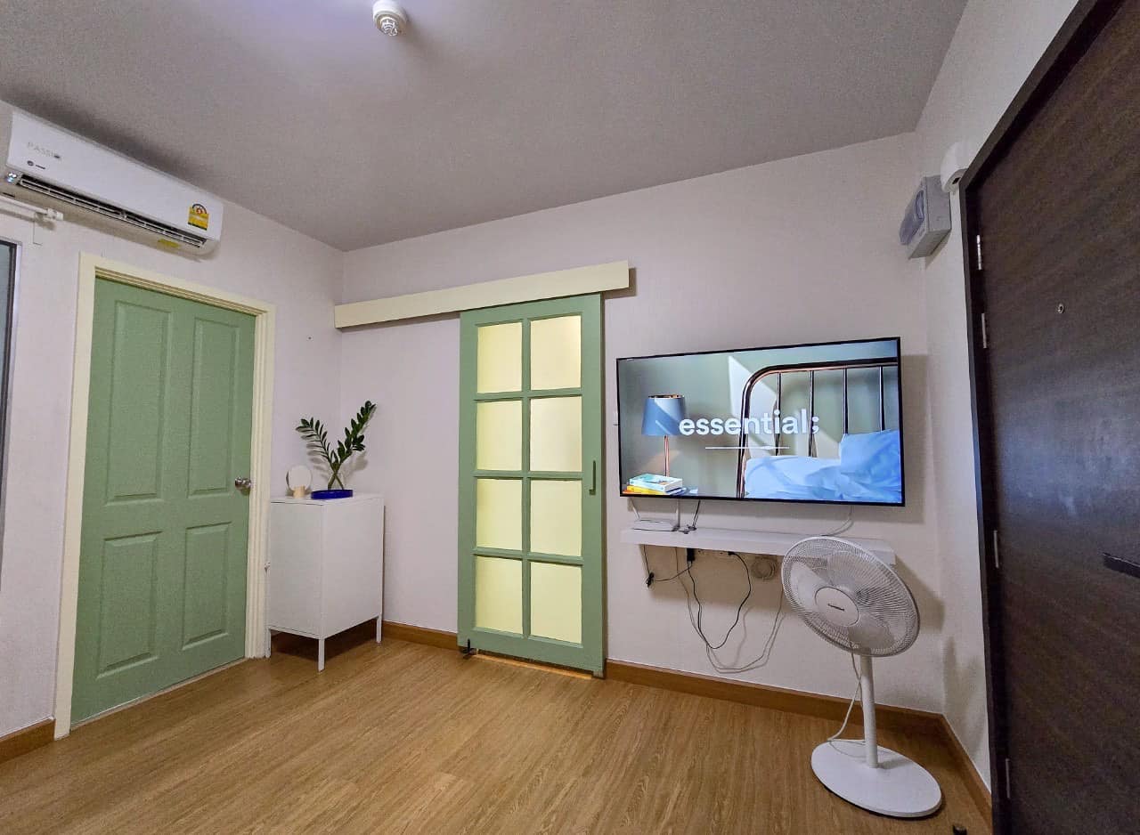 ให้เช่าห้องแบบ 1ห้องนอน 1ห้องน้ำ 1ครัวแยก โซนพื้นที่ MRT พระราม 9 คอนโด Supalai Veranda Rama 9 (ศุภาลัย เวอเรนด้า พระราม 9) ขนาดห้อง 38.5 ตรม. ชั้น 9 ตึก B