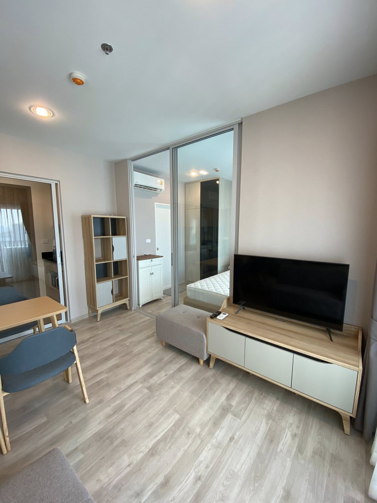 ให้เช่าคอนโด Niche Mono Ramkhamhaeng (นิช โมโน รามคำแหง) High Rise โซนพื้นที่ รามคำแหง ห้องแบบ 1ห้องนอน 1ห้องน้ำ ขนาดห้อง 28.75 ตรม. ชั้น 22 ตึก A