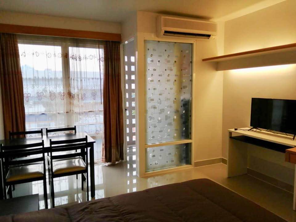 ให้เช่าห้องแบบ Studio 1ห้องน้ำ 1ครัวแยก โซนพื้นที่ MRT พระราม 9 ใกล้ สวนพรรณภิรมย์ คอนโด I-House Rama IX - Ekamai (ไอ-เฮาส์ พระราม 9 - เอกมัย) ขนาดห้อง 28 ตรม. ชั้น 3 ตึก A