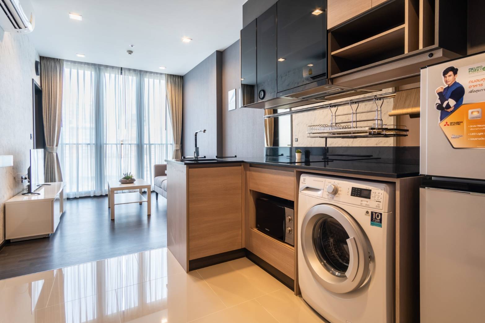 ให้เช่า The Line Asoke – Ratchada ชั้น16 พร้อมเข้าอยู่