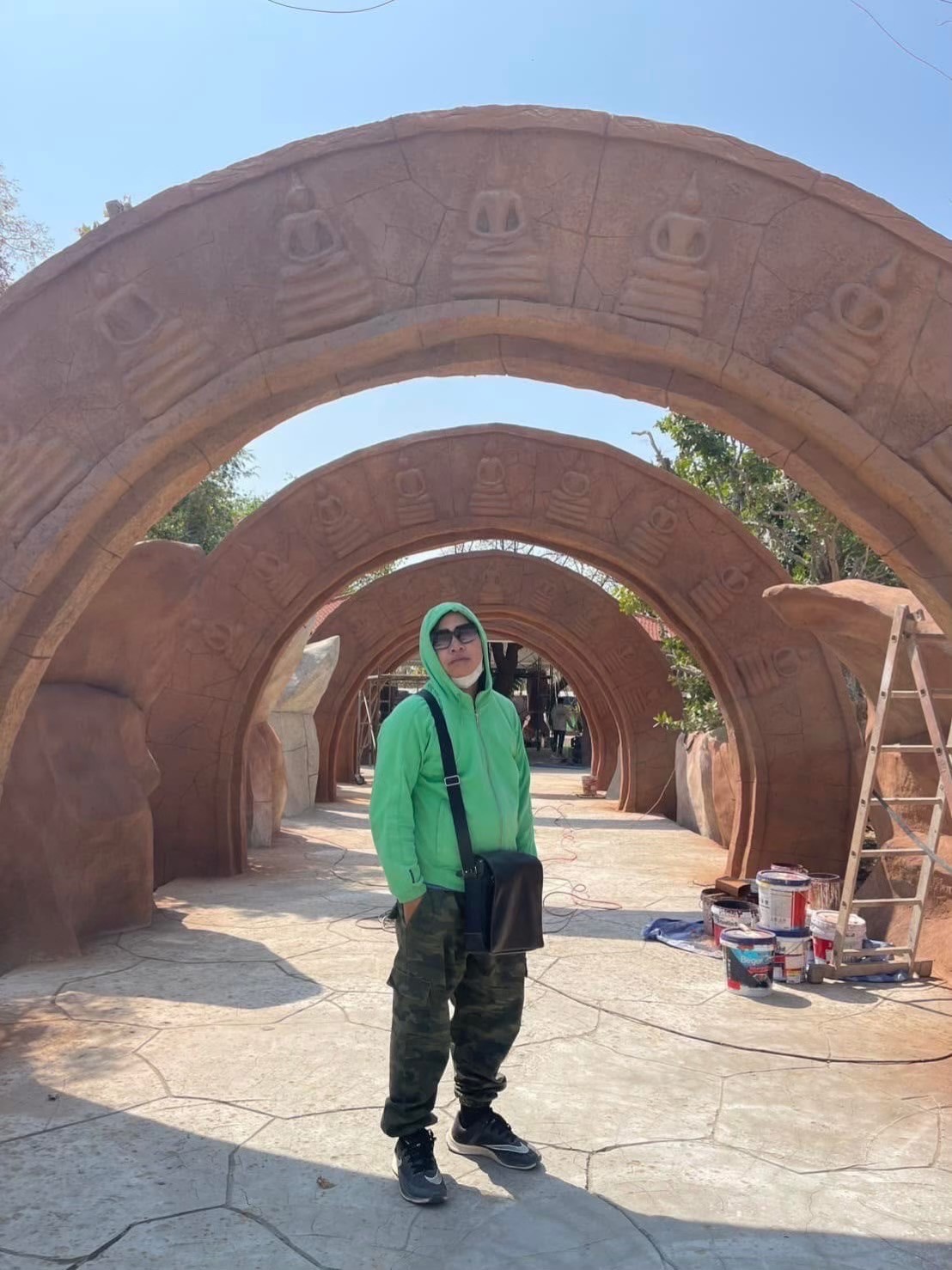 บรรยากาศการให้เยี่ยมชม #สวนพุทธศิลป์ #อุทยานพระนาดูนทะลุมิติ จ.มหาสารคาม สอบถาม โทร 061-6592998