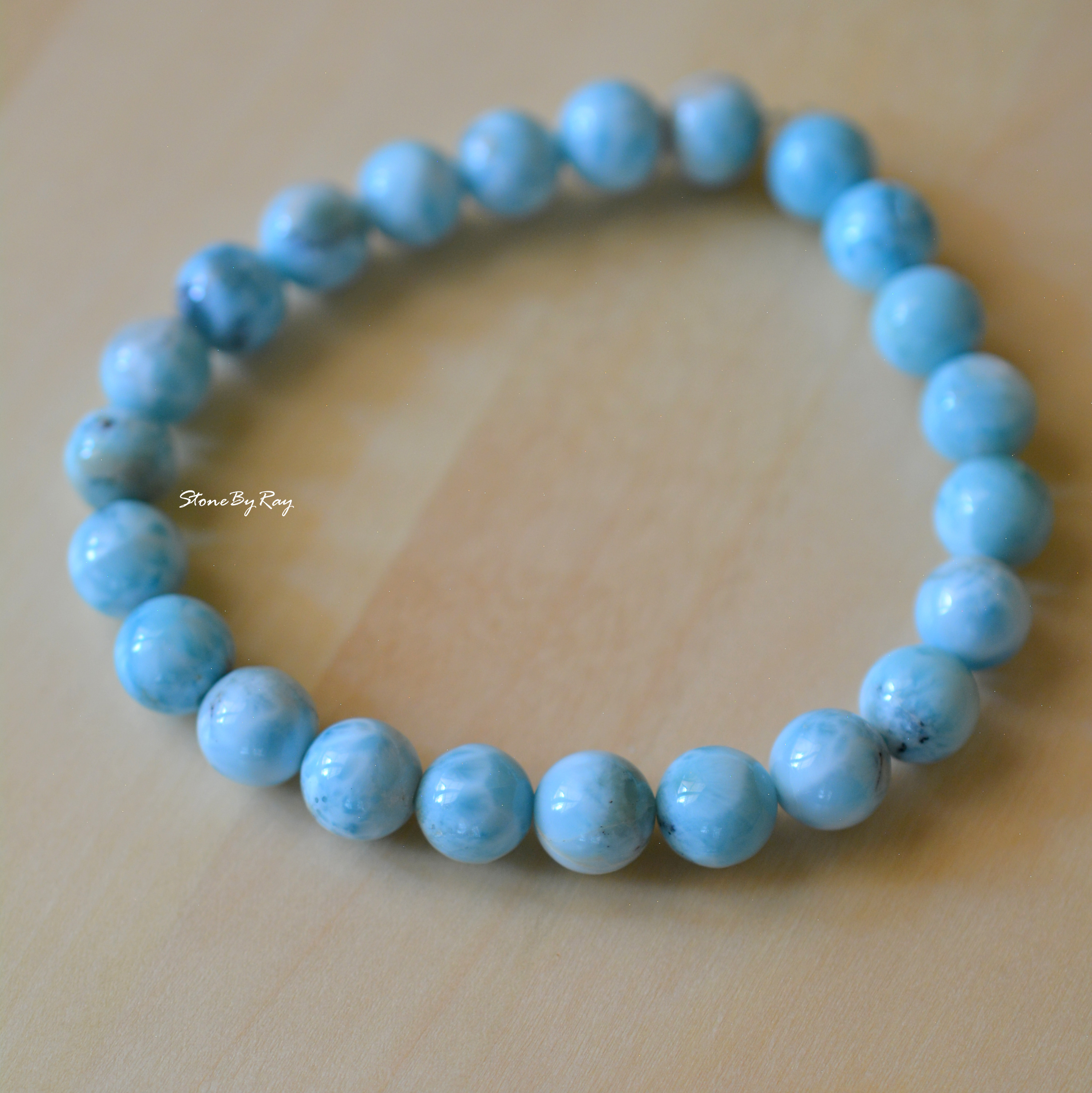 สร้อยข้อมือหินลาริมาร์(Larimar)