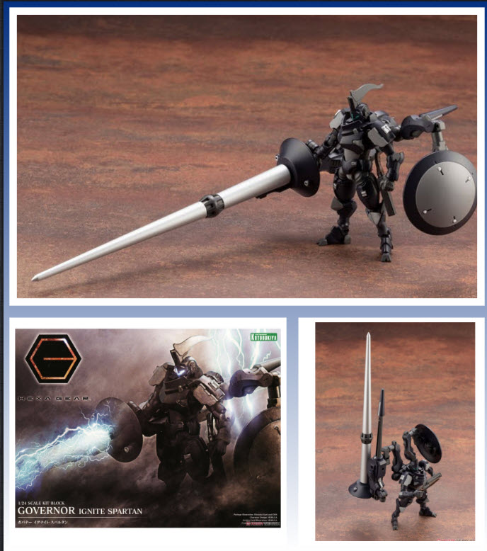 4934054030897 1/24 hexa gear governor ignite spartan- kotobukiya