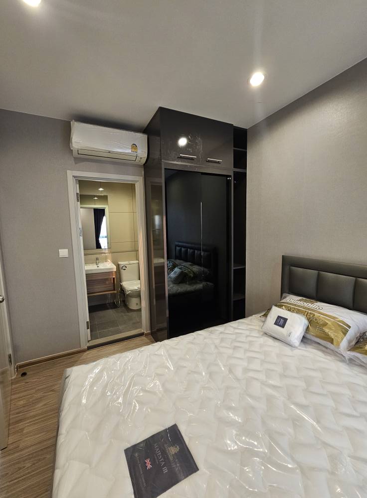 ให้เช่าคอนโด The Tree Hua mark Interchange (เดอะ ทรี หัวหมาก อินเตอร์เชนจ์) - โซนพื้นที่ MRT ลำสาลี รามคำแหง เดอะมอลล์ - ห้องแบบ 2ห้องนอน 2ห้องน้ำ - ขนาดห้อง 42 ตรม. ชั้น 18 ตึก C จอดรถได้ 1 คัน