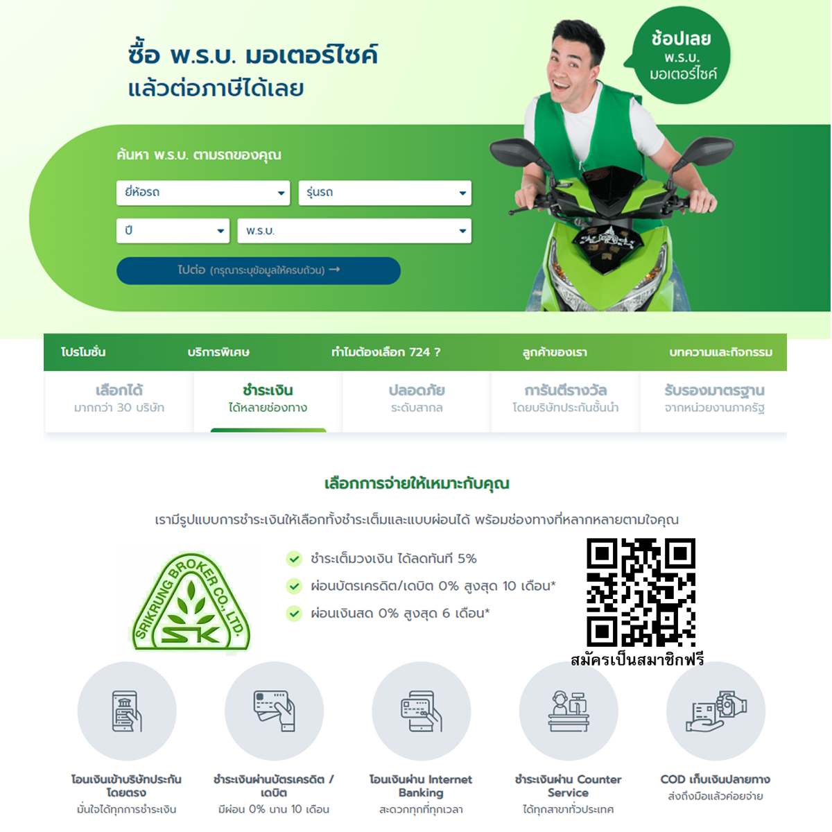 พรบ.จักรยานยนต์ 724