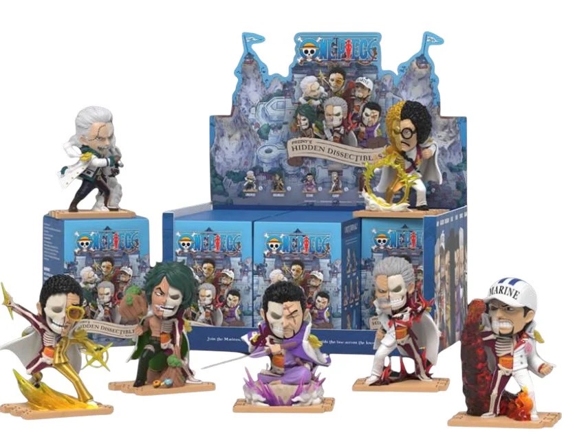 กล่องสุ่ม-แบบยกกล่อง 658215278860 blind box - One piece - Freeny's hidden dissectibles-marines edition