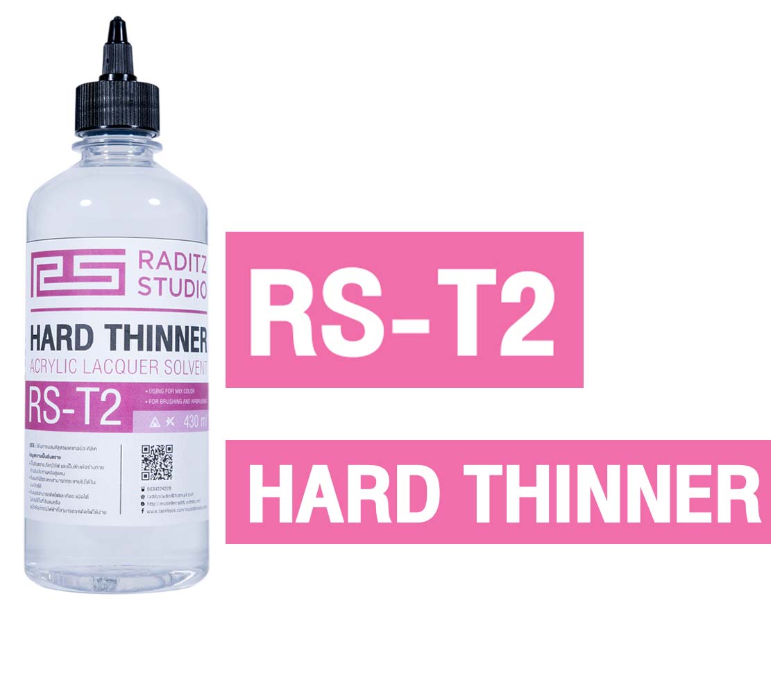 8858878900028 raditz RS-T2 Hard Thinner RS-T2 Plus+ (450ml.) ฮาร์ดทินเนอร์