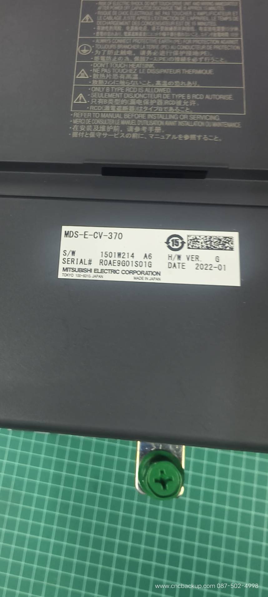 MITSUBISHI MDS-E-CV-370 POWER SUPPLY FOR M800/M80