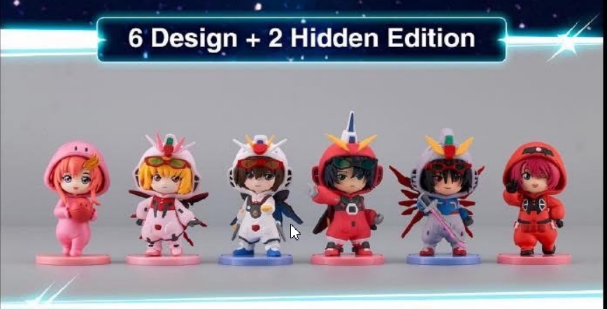 Bandai **ยกกล่อง *Box of 6 ได้ 6 กล่องเล็ก** 6974913234958 BNFIGURE Q MOBILE SUIT GUNDAM SEED DESTINY PAJAMARS VER.** แบบสุ่ม **