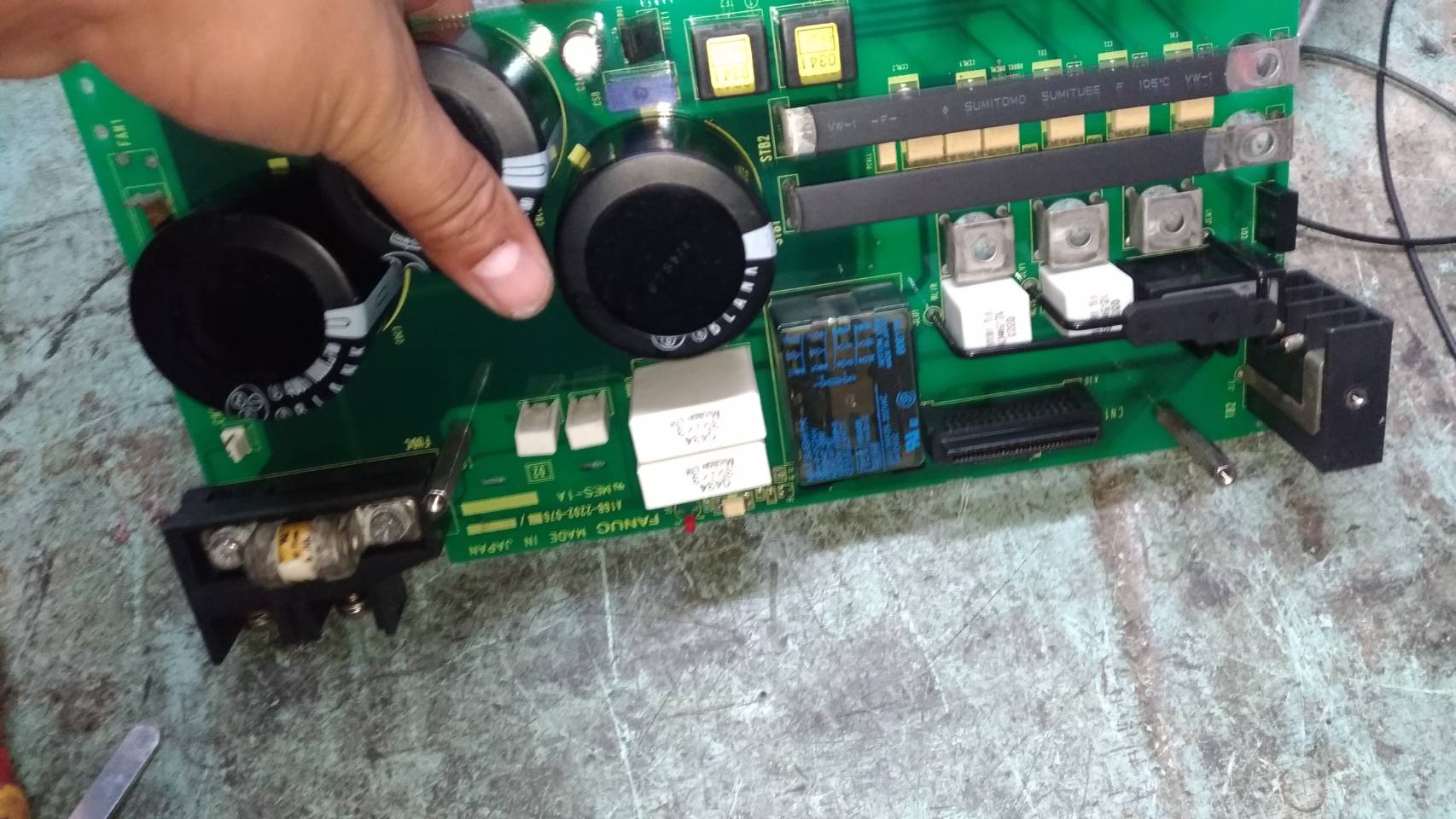 FANUC A16B-2202-0762 SERVO DRIVER POWER BOARD