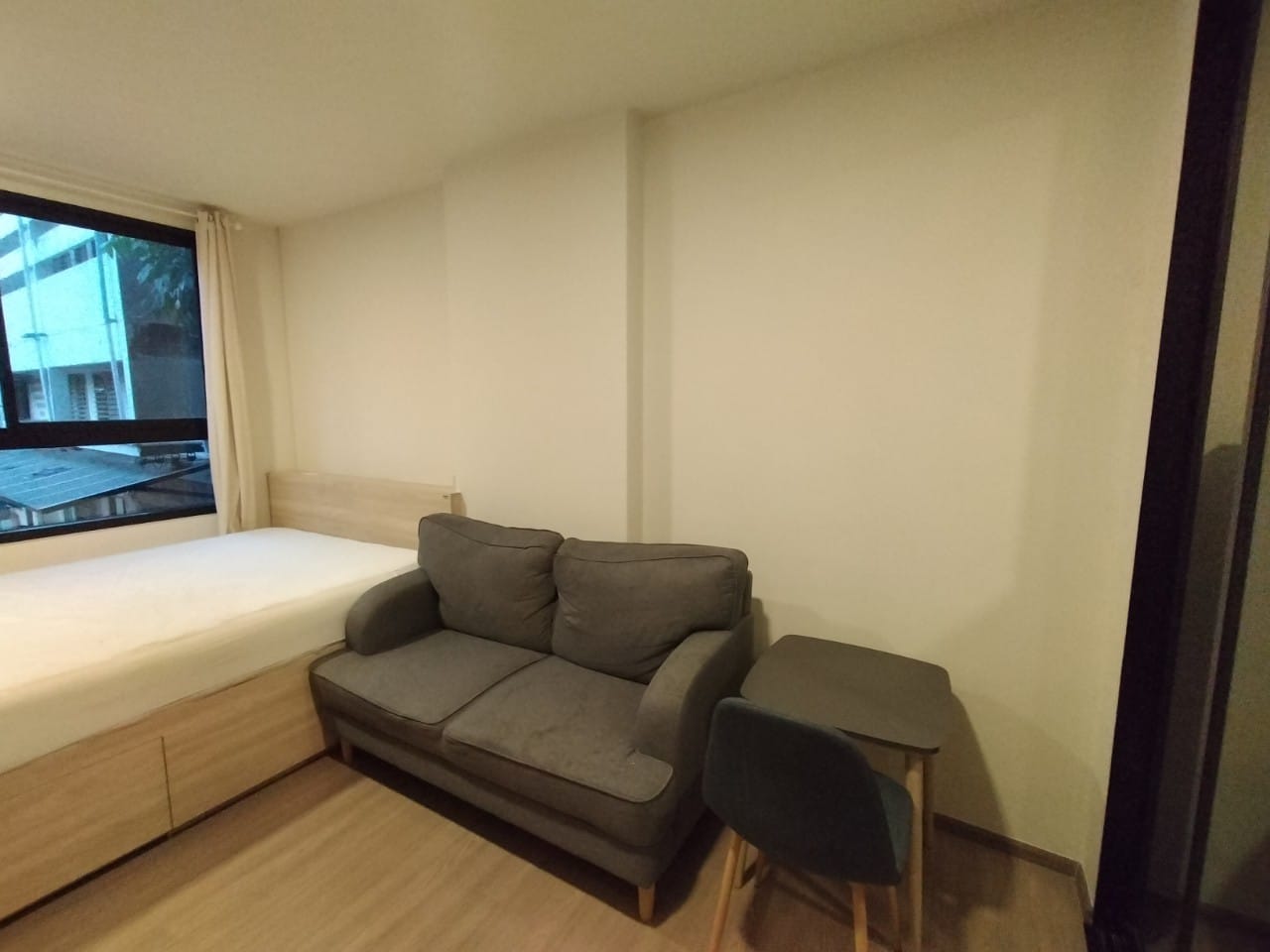 ปล่อยเช่าคอนโด THE MUVE Ram 22 (เดอะ มูฟ ราม 22) - Studio 1ห้องน้ำ 1ห้องครัว - ใกล้ MRT สถานีรามคำแหง 12 - ขนาดห้อง 25 ตรม. ชั้น 2 ตึก B