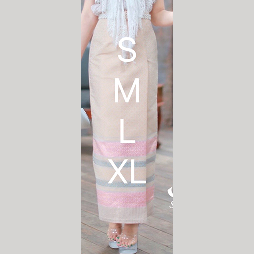 kudapy ผ้าถุงทอลายไทย ชุดผ้าไทยสีชมพู ,สีครีมทอง,สีน้ำเงินกรมท่า,สีเทา ใส่ไปงาน เข้าเซตกับเสื้อได้ดีมากค่ะ