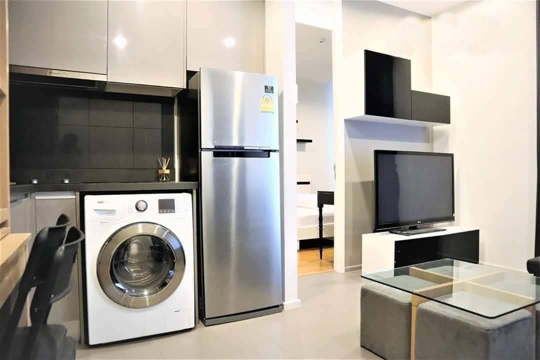 ให้เช่า M Ladprao (เอ็ม ลาดพร้าว) ชั้น 10 เฟอร์นิเจอร์ครบครัน รูปจากห้องจริง