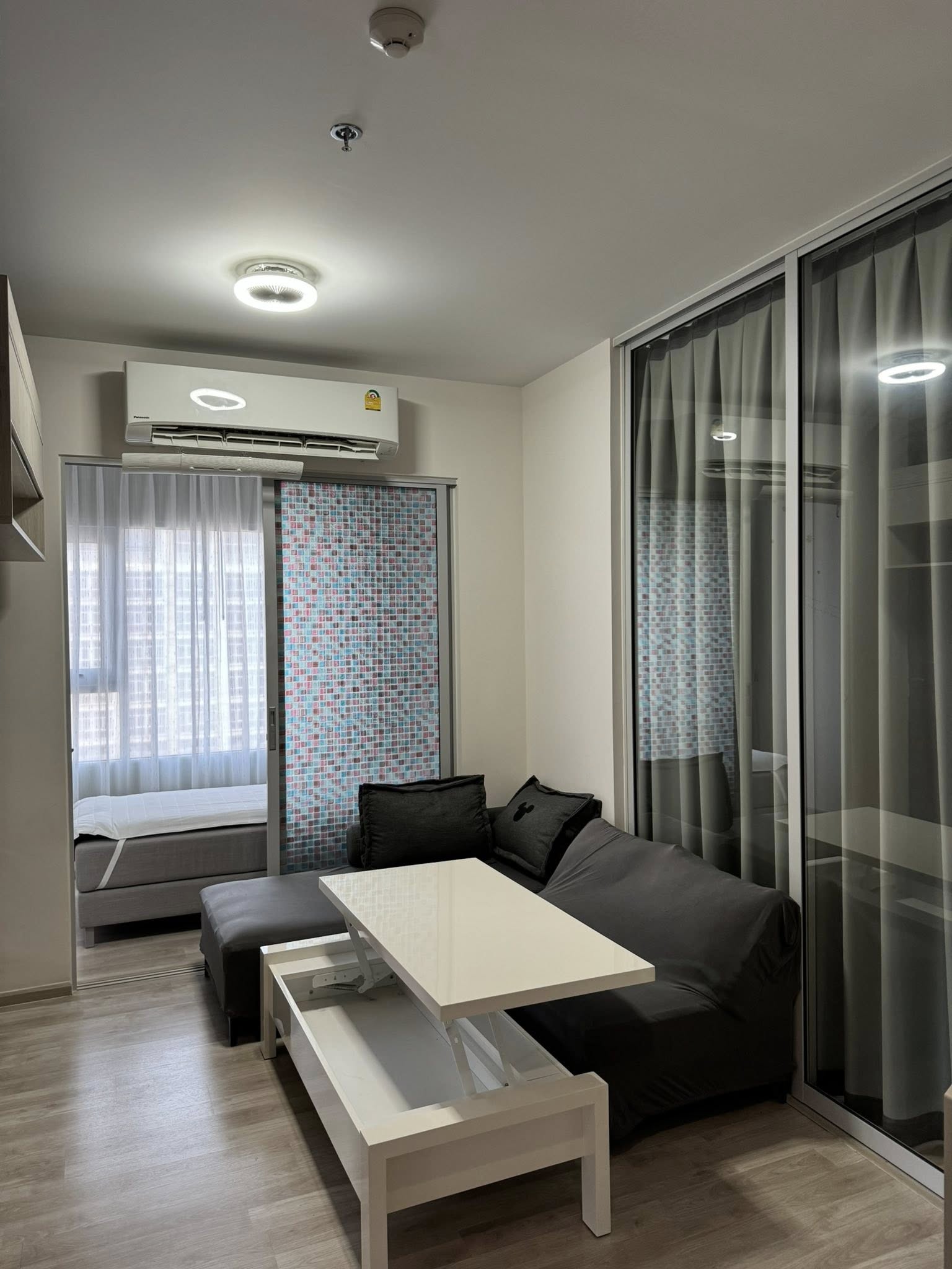 คอนโด Niche Mono Ramkhamhaeng (นิช โมโน รามคำแหง) High Rise โซนพื้นที่ รามคำแหง MRT รามคำแหง 34 ให้เช่าห้องแบบ 2ห้องนอน 1ห้องน้ำ ขนาดห้อง 40 ตรม. ชั้น 9