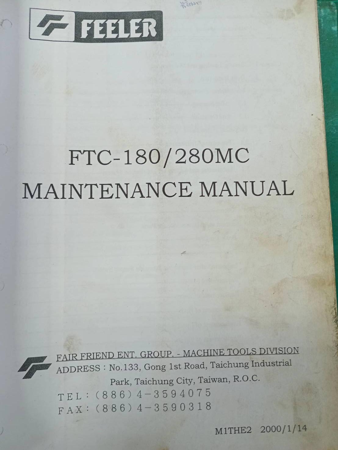 FEELER FTC-180/280MC USER MANUAL