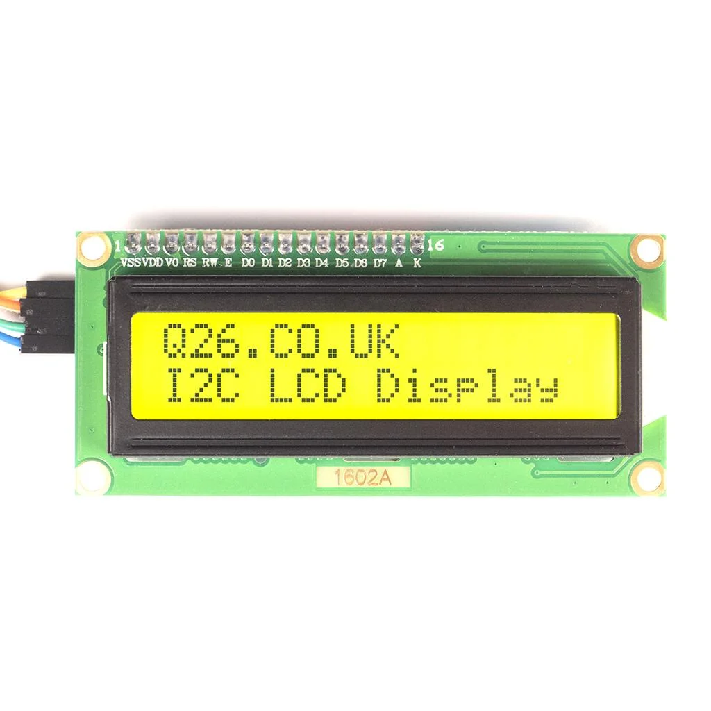 1602 LCD (Yellow Screen) 16x2 LCD with backlight of the LCD screen พร้อม I2C Interface