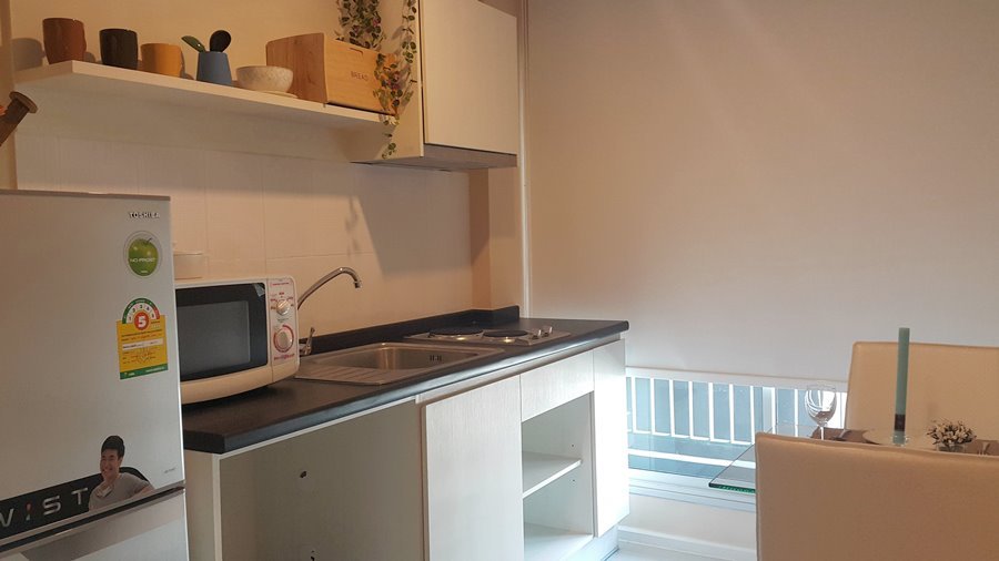 ขาย ASPIRE RAMA 9 FULLY FURNISHED 1 Bedrooms ราคาไม่แพง ชั้นสูง