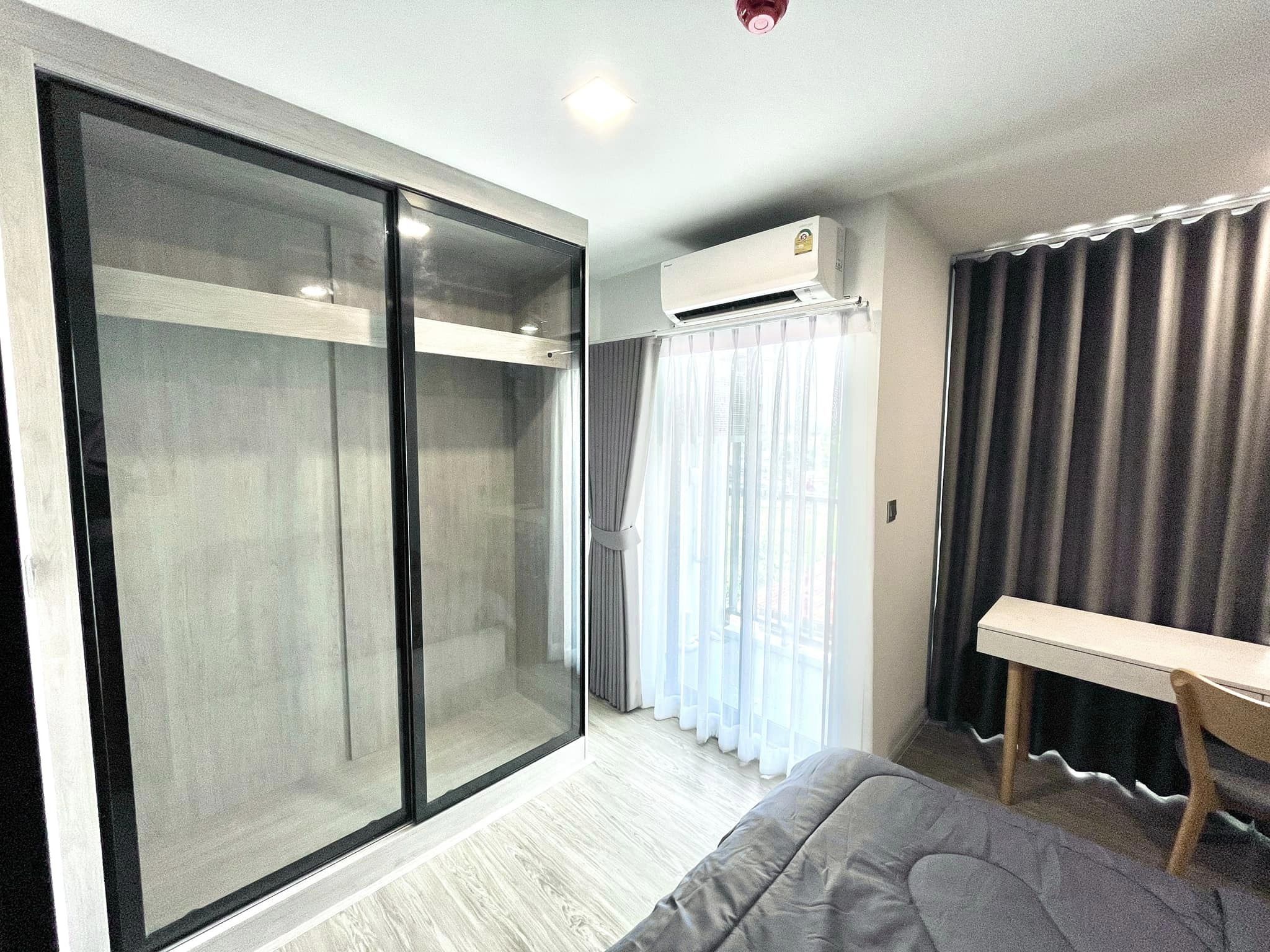 ปล่อยเช่าคอนโด Kave Seed Kaset (เคฟ ซี้ด เกษตร) - 1ห้องนอน 1ห้องน้ำ 1ห้องนั่งเล่น 1ห้องครัว - ใกล้ BTS เกษตรและเสนานิคม /ม.เกษตร - ขนาดห้อง 26 ตรม. ชั้น 4 ตึก B