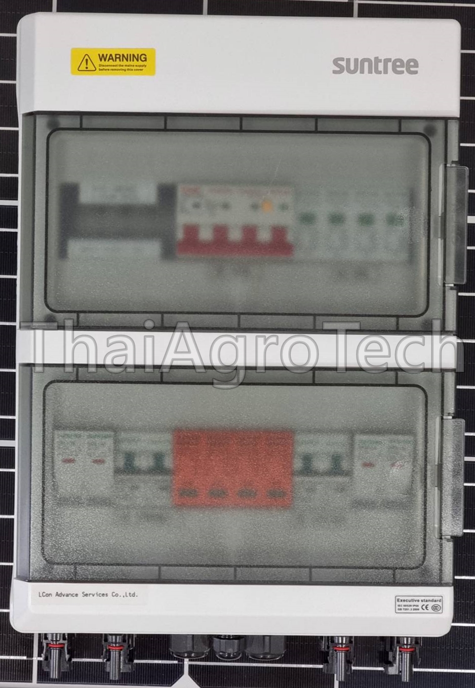 ตู้คอมบายเนอร์ Suntree AC-DC combiner 2String 3Phase ใช้กับงานติดตั้งระบบโซล่าเซลล์ แบบ 2 สตริง ขนาด 5-10กิโลวัตต์ แบบ 3เฟส