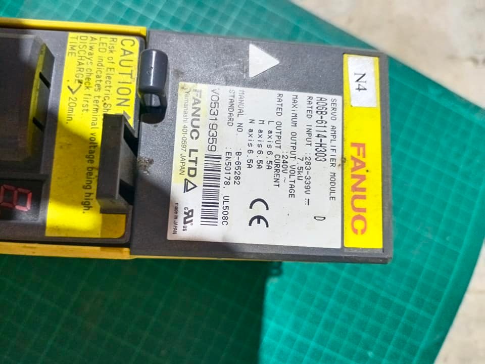 FANUC A06B-6114-H205 SERVO AMPLIFIER MODULE