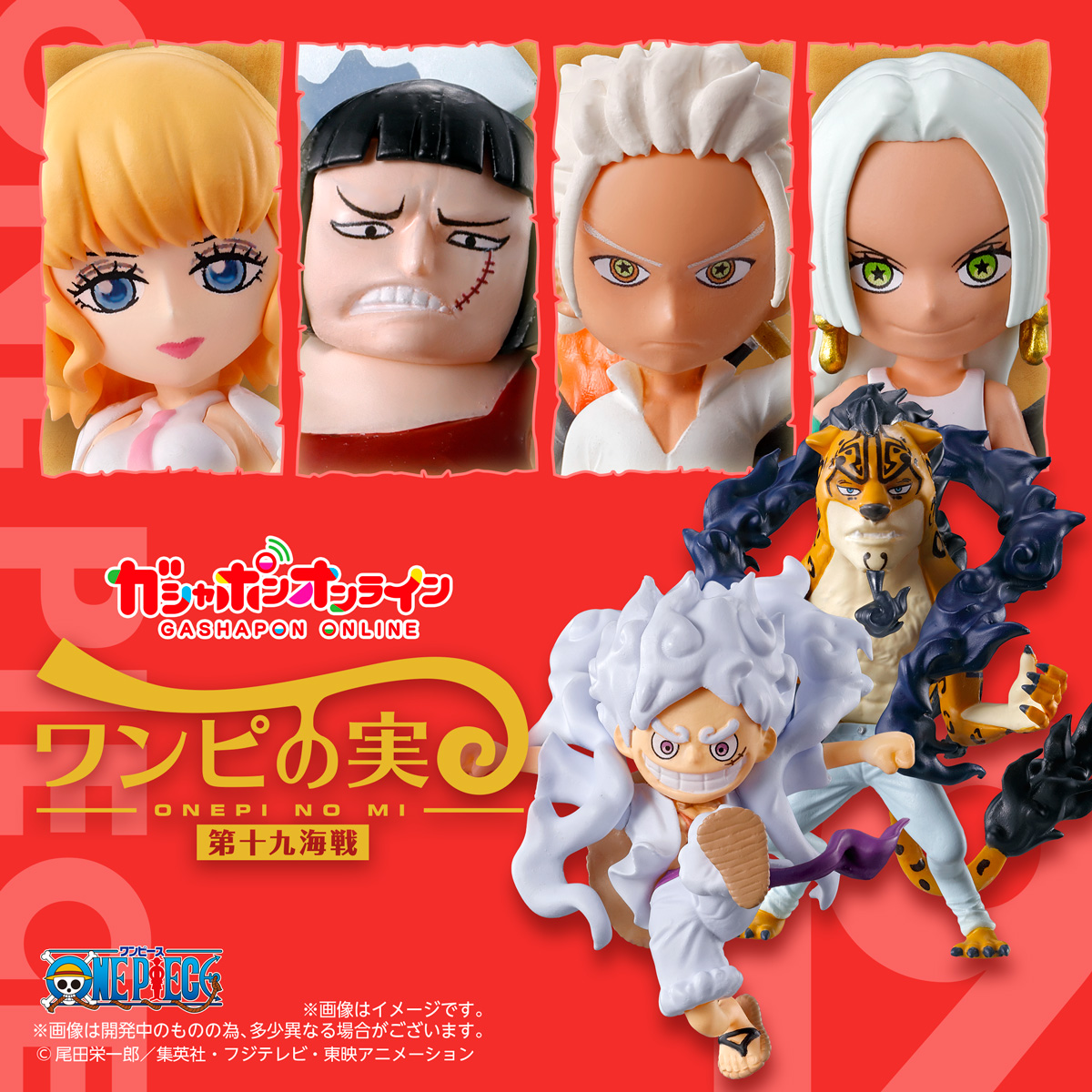 Bandai Gashapon 4549660949091 ได้ครบ 6 แบบ one piece onepi no mi 19