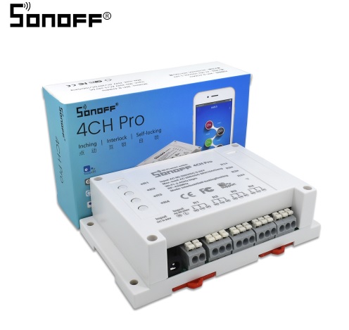 ITEAD Sonoff 4CH Pro สวิตซ์ Wi-FI และ RF 4 ช่อง พร้อม 3 โหมดการทำงาน