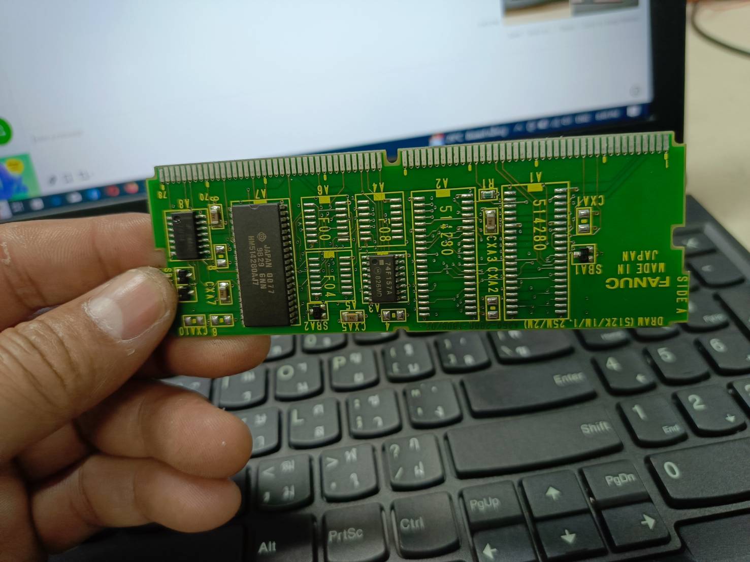 FANUC A20B-2900-0803 PC BOARD MEMORY MODULE MODULE - PMC DRAM 512 KB